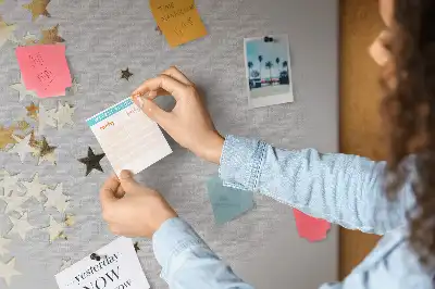 Prikbord van kurk Kleine sterretjes