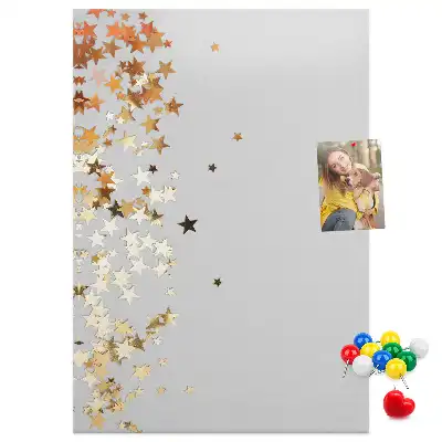 Prikbord van kurk Kleine sterretjes