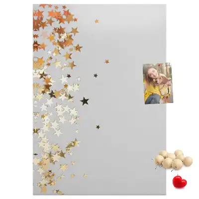 Prikbord van kurk Kleine sterretjes