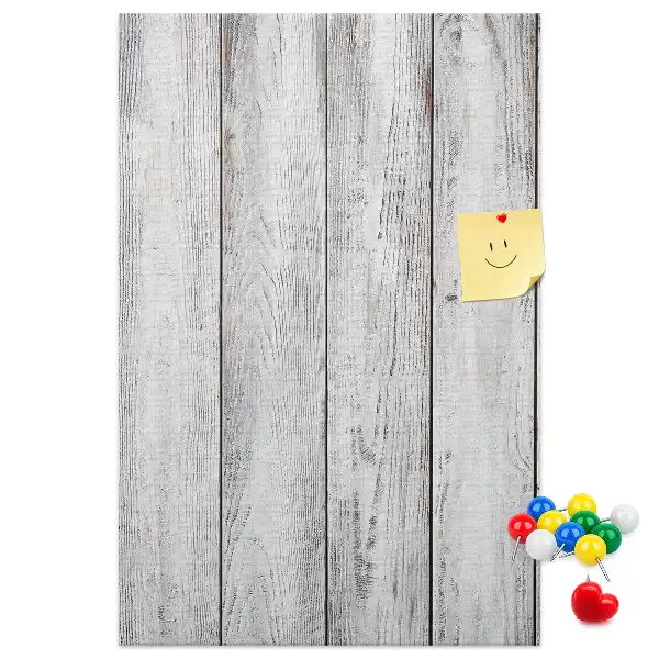 Prikbord Geschilderde planken
