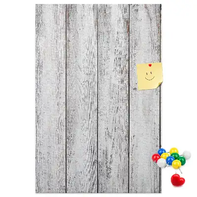 Prikbord Geschilderde planken