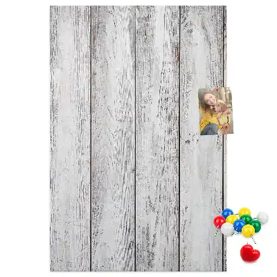 Prikbord Geschilderde planken
