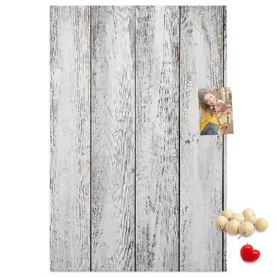 Prikbord Geschilderde planken
