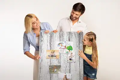 Prikbord Geschilderde planken