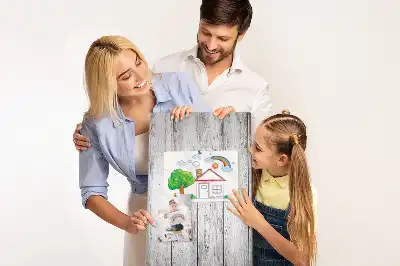 Prikbord Geschilderde planken