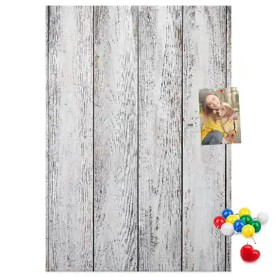 Prikbord Geschilderde planken