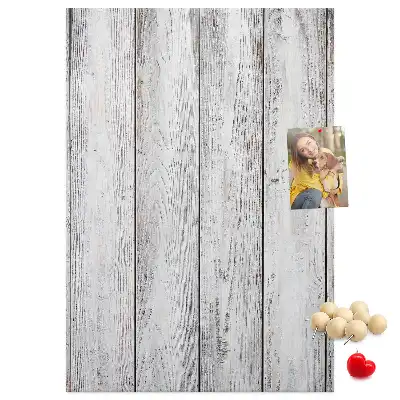 Prikbord Geschilderde planken
