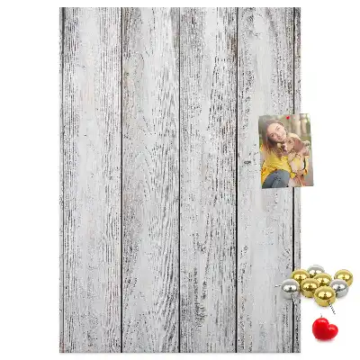 Prikbord Geschilderde planken