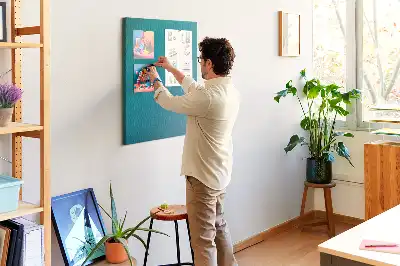 Prikbord van kurk Geometrische abstractie