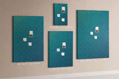 Prikbord van kurk Geometrische abstractie