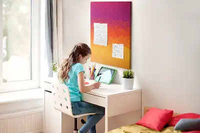 Prikbord Opkomende zon gradiënt