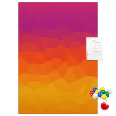 Prikbord Opkomende zon gradiënt