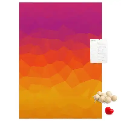Prikbord Opkomende zon gradiënt