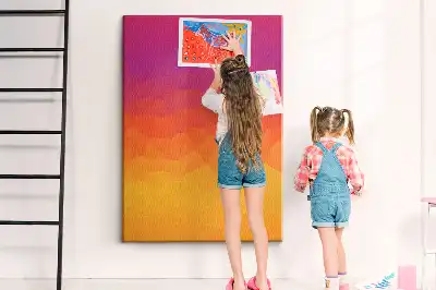 Prikbord Opkomende zon gradiënt