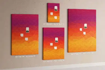 Prikbord Opkomende zon gradiënt