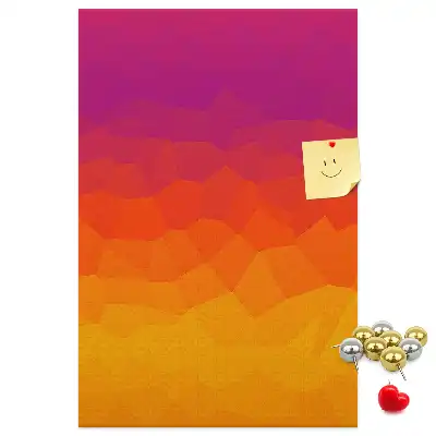 Prikbord Opkomende zon gradiënt