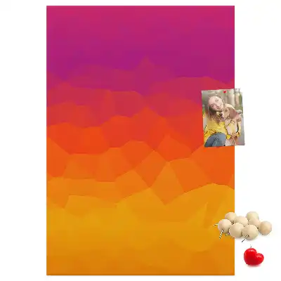 Prikbord Opkomende zon gradiënt