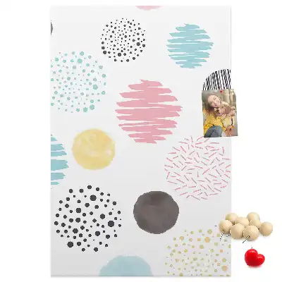Prikbord Kleurrijke cirkels
