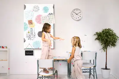 Prikbord Kleurrijke cirkels