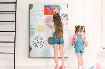 Prikbord Kleurrijke cirkels