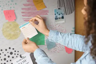 Prikbord Kleurrijke cirkels