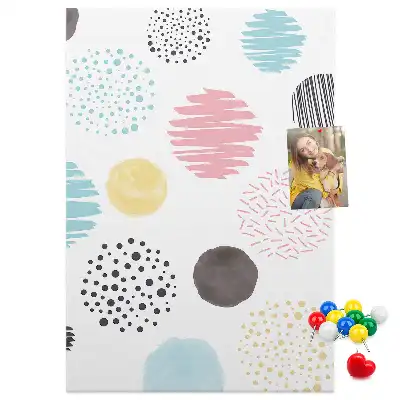 Prikbord Kleurrijke cirkels