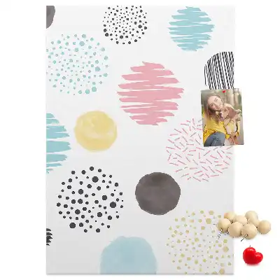Prikbord Kleurrijke cirkels