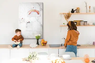 Prikbord van kurk Marmertextuur
