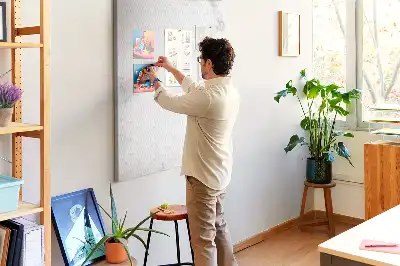 Prikbord van kurk Marmertextuur