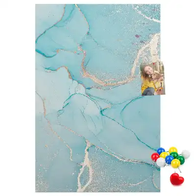 Prikbord van kurk Decoratieve marmertextuur