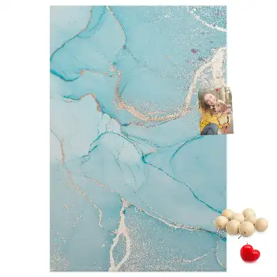Prikbord van kurk Decoratieve marmertextuur