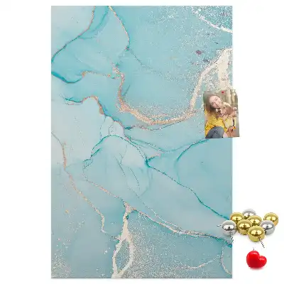 Prikbord van kurk Decoratieve marmertextuur
