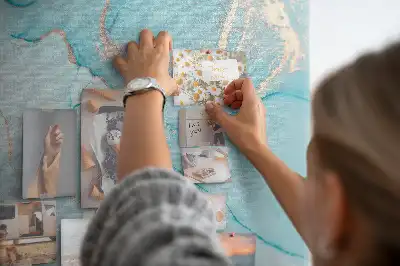 Prikbord van kurk Decoratieve marmertextuur
