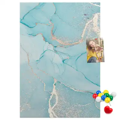 Prikbord van kurk Decoratieve marmertextuur