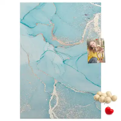 Prikbord van kurk Decoratieve marmertextuur