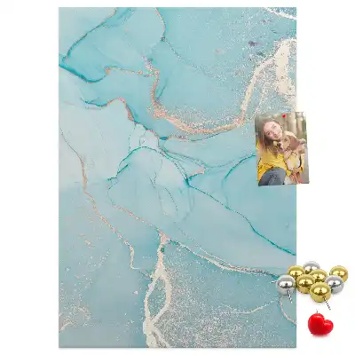 Prikbord van kurk Decoratieve marmertextuur