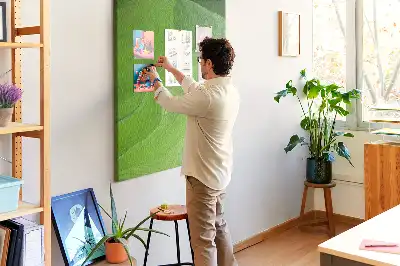 Prikbord Abstracte golven