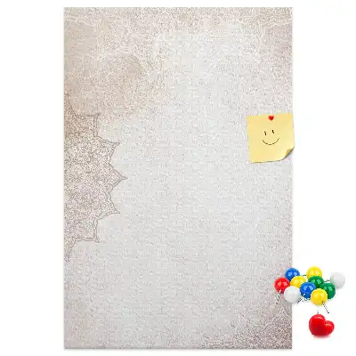 Prikbord met mandalapatronen