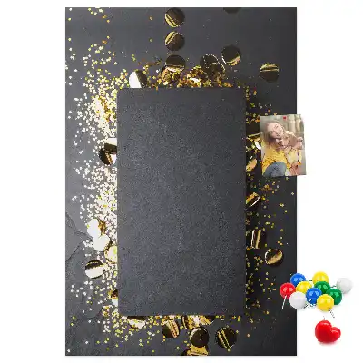 Prikbord Gouden confetti