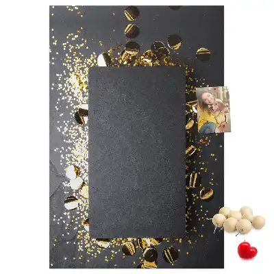 Prikbord Gouden confetti