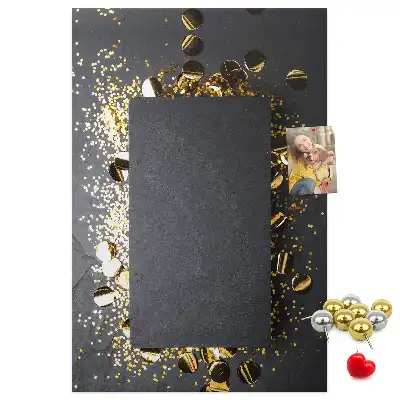 Prikbord Gouden confetti