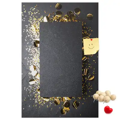 Prikbord Gouden confetti