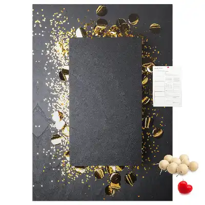 Prikbord Gouden confetti