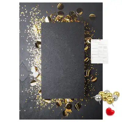 Prikbord Gouden confetti