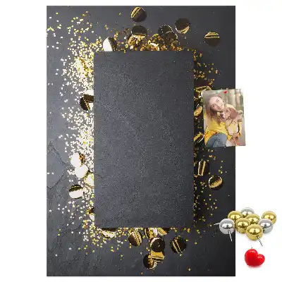 Prikbord Gouden confetti