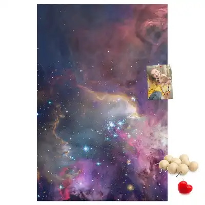 Prikbord van kurk Sterrenstelsel