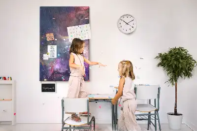 Prikbord van kurk Sterrenstelsel