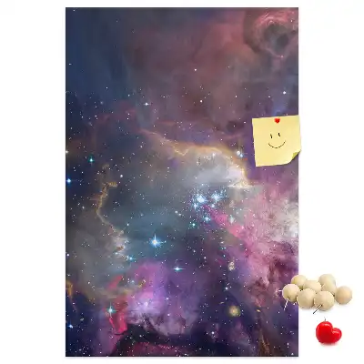 Prikbord van kurk Sterrenstelsel
