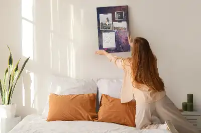 Prikbord van kurk Sterrenstelsel