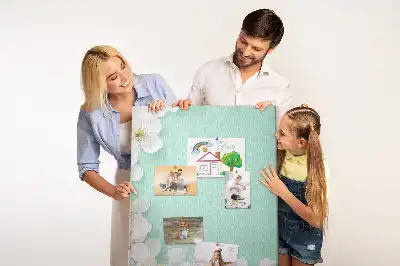 Prikbord van kurk Bloemen in bloei